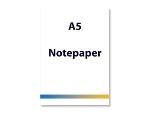 A5 notepaper