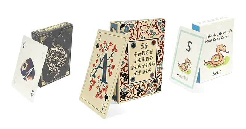 playing card sizes