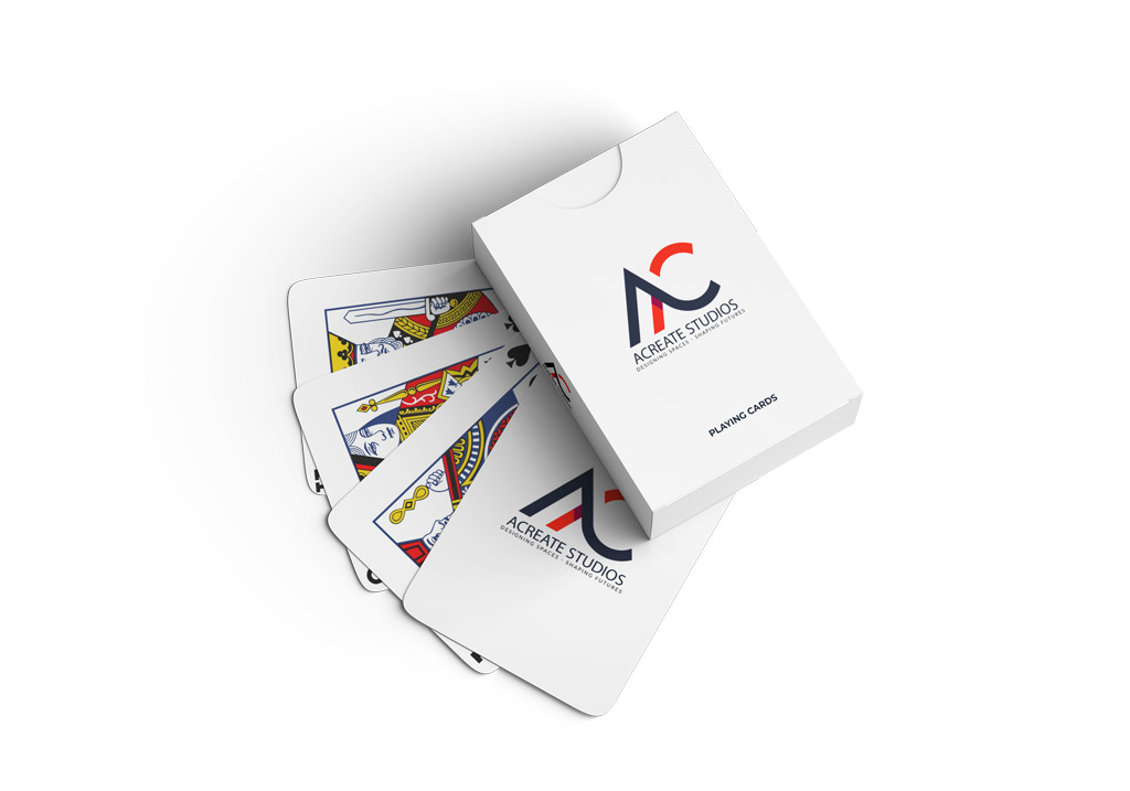 corporate branded playing cards